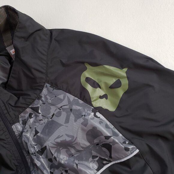 Nike Storm Windbreaker Jacket Men XXL Gray Full Zip Long Sleeve Athletic Vented - Picture 9 of 13